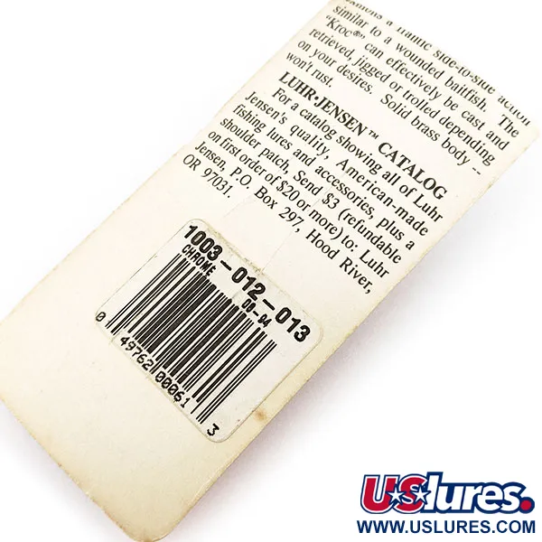 Luhr Jensen Krocodile #4, nikiel, 14 g błystka wahadłowa #18369