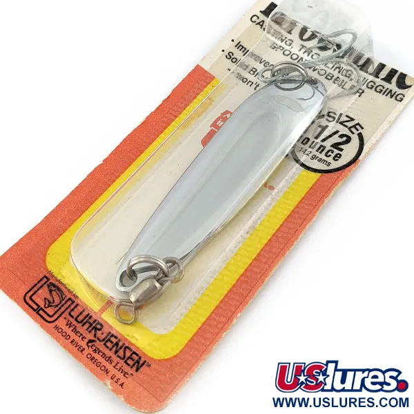 Luhr Jensen Krocodile #4, nikiel, 14 g błystka wahadłowa #18369