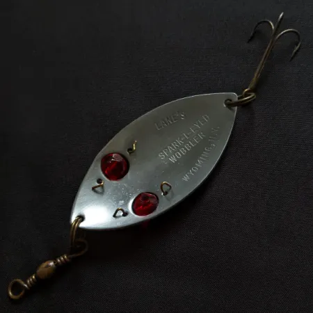 Lanes Tackle & Bait Lane's Spark-l-eyed wobbler, nikiel/czerwone oczy, 25 g błystka wahadłowa #18372