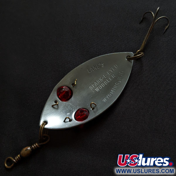 Lanes Tackle & Bait Lane's Spark-l-eyed wobbler, nikiel/czerwone oczy, 25 g błystka wahadłowa #18372