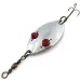 Lanes Tackle & Bait Lane's Spark-l-eyed wobbler, nikiel/czerwone oczy, 25 g błystka wahadłowa #18372