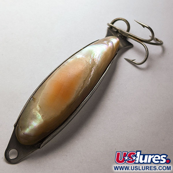 Salm Manufacturing Co Killer Red Abalone Pearl Minnow​, nikiel/pearl, 12 g błystka wahadłowa #18439