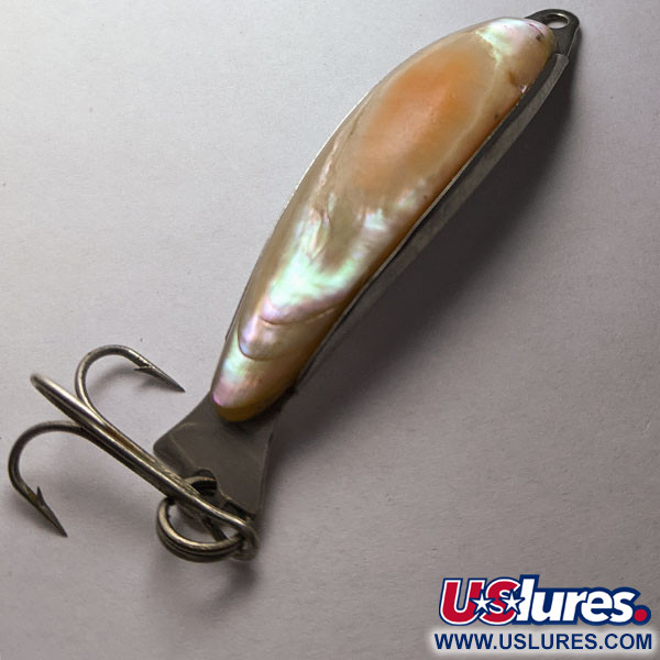 Salm Manufacturing Co Killer Red Abalone Pearl Minnow​, nikiel/pearl, 12 g błystka wahadłowa #18439