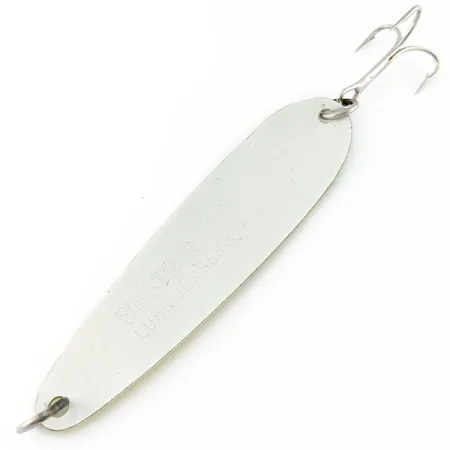 Luhr Jensen Westport Wobbler, żółty/zielony/biały, 14 g błystka wahadłowa #18443