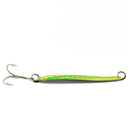 Luhr Jensen Westport Wobbler, żółty/zielony/biały, 14 g błystka wahadłowa #18443