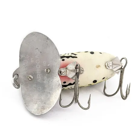 Fred Arbogast Seein's Believin' green leopard frog (1970s), green  leopard frog, 10 g wobler #18477