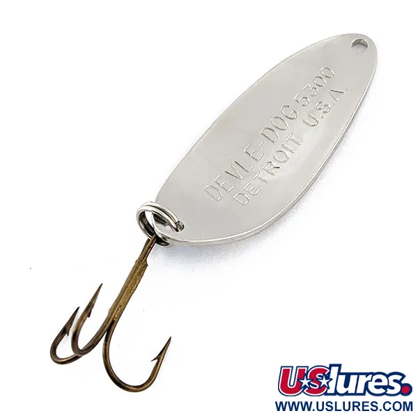 Eppinger Dardevle Devle-Dog 5300, nikiel/niebieski, 10 g błystka wahadłowa #18507