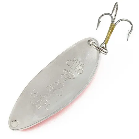 Seneca Little Cleo (Hula Girl) Glow, nikiel/pomarańczowy/biały Glow, 14 g błystka wahadłowa #18538