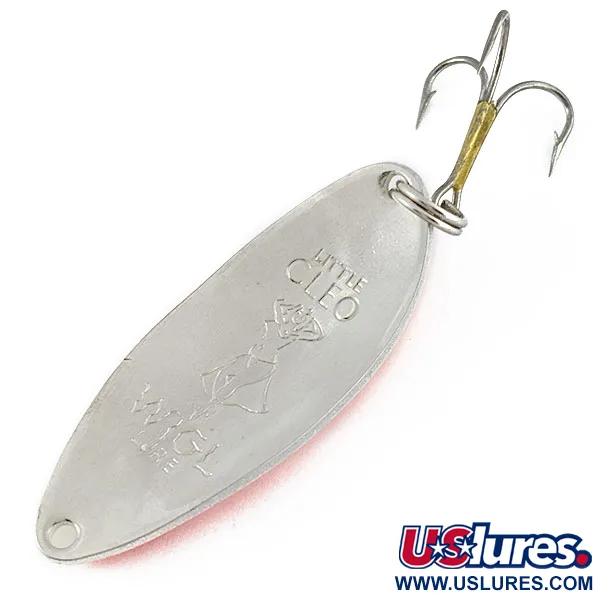 Seneca Little Cleo (Hula Girl) Glow, nikiel/pomarańczowy/biały Glow, 14 g błystka wahadłowa #18538