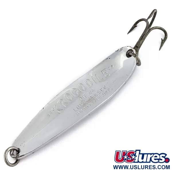 Luhr Jensen Krocodile #4, nikiel, 19 g błystka wahadłowa #18584