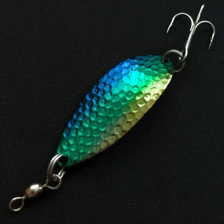 Prime Lures Glory Spoon, niebieski/żółty/nikiel, 17 g błystka wahadłowa #18585
