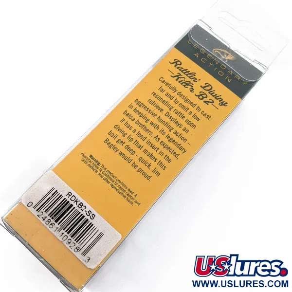  Bagley Rattlin Diving killer B2, , 10,5 g wobler #18629