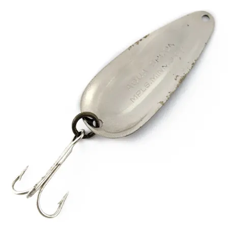 Nebco Aqua spoon, czarny/biały/niklowy, 10 g błystka wahadłowa #18639