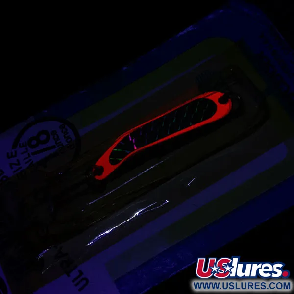  Luhr Jensen Hus-lure UV, nikiel/czerwony UV, 4 g błystka wahadłowa #18734