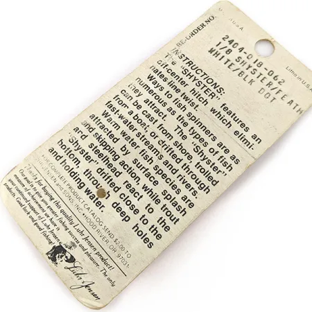 Luhr Jensen Shyster, nikiel, 3,5 g błystka obrotowa #18751