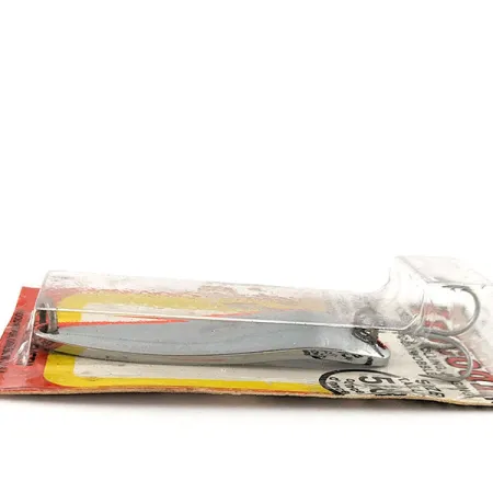 Luhr Jensen Krocodile #4, nikiel/pomarańczowy UV, 19 g błystka wahadłowa #18797