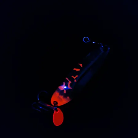 Luhr Jensen Krocodile #3, nikiel/czerwony UV, 10 g błystka wahadłowa #18804