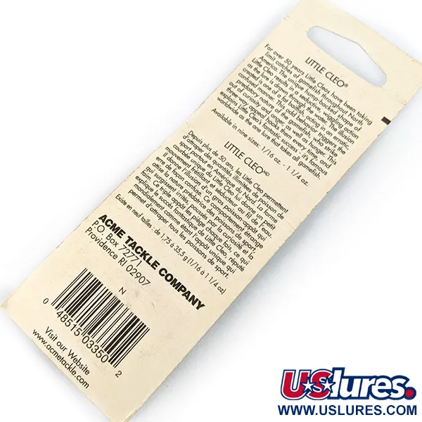 Acme Little Cleo, nikiel, 5 g błystka wahadłowa #18828