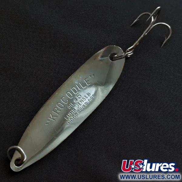 Luhr Jensen Krocodile #5, nikiel, 21 g błystka wahadłowa #18849