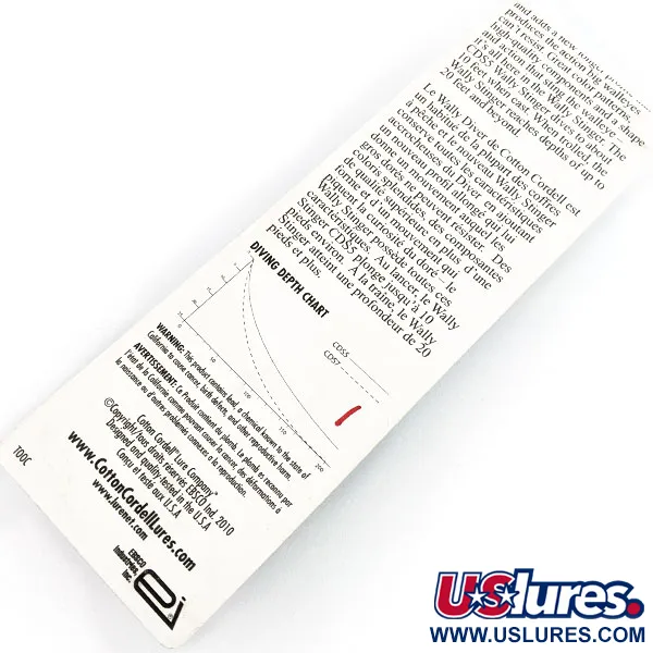  Cotton Cordell Wally Stinger, banana pepper, 7 g wobler #18858