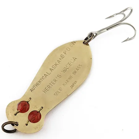 Herter's Authentic Alaskan spoon, złotо/czerwone oczy, 28 g błystka wahadłowa #18886