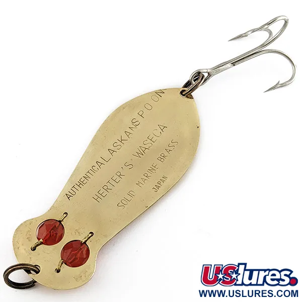 Herter's Authentic Alaskan spoon, złotо/czerwone oczy, 28 g błystka wahadłowa #18886