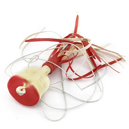 Fred Arbogast Hula Popper, сzerwony/biały, 2,5 g wobler #18911