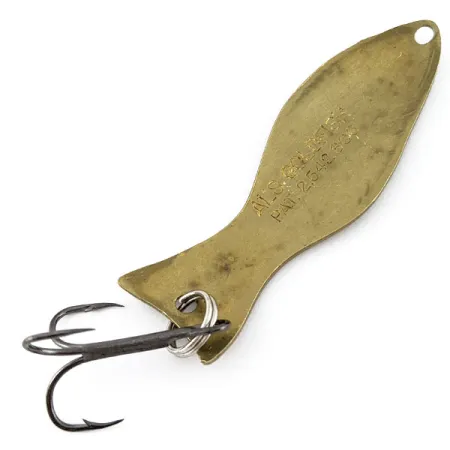 Al's gold fish, латунь, 17 g błystka wahadłowa #18922
