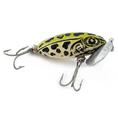 Fred Arbogast Seein's Believin' green leopard (1970s)