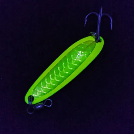 Luhr Jensen Krocodile #3, żółty błystka wahadłowa #19084