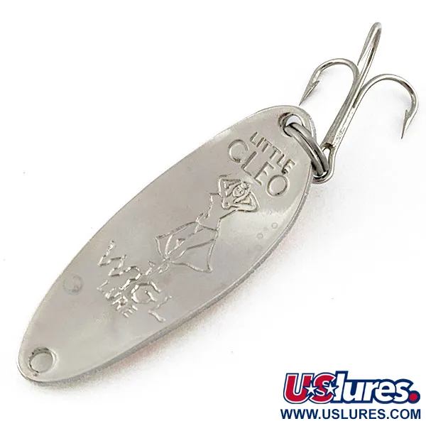 Seneca Little Cleo (Hula Girl) Glow, biały/pomarańczowy Glow, 10 g błystka wahadłowa #19135