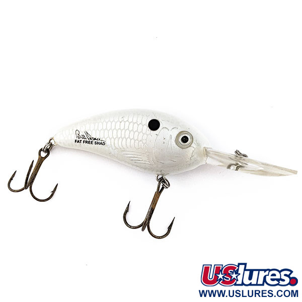  Bomber Fat Free Shad Bill Dance, Pearl White, 14 g wobler #19154