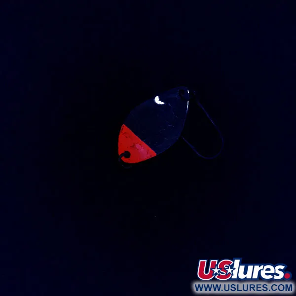 Shoff's F.S.T. S-O​, nikiel/czerwony UV, 2,5 g błystka wahadłowa #19221