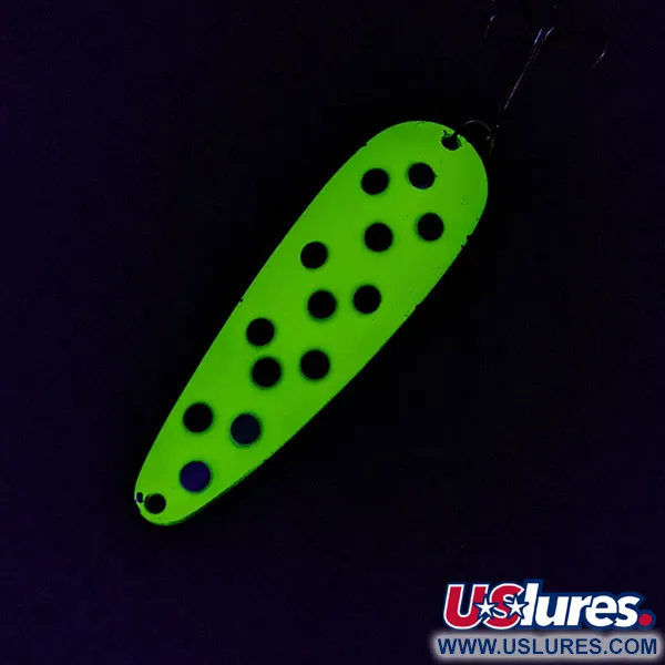 Worth Chippewa Steel Spoon UV, nikiel/czarny/żółty UV, 17 g błystka wahadłowa #19232