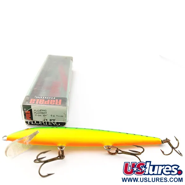 Rapala Original Floater F11, FT (Fire tiger), 6 g wobler #19234