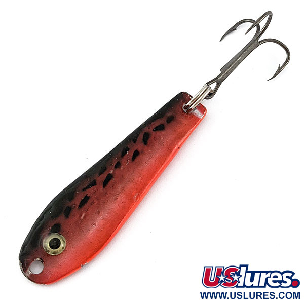 Renosky Lures Renosky bloody jig spoon, metaliczny czerwony/czarny, 12 g błystka wahadłowa #20916