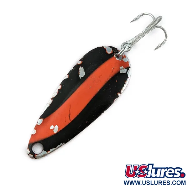  Worth Chippewa Steel Spoon, czerwony/czarny/nikiel, 6 g błystka wahadłowa #19248