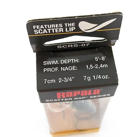 Rapala Scatter Rap Crank 07, Yellow Perch, 7 g wobler #19252