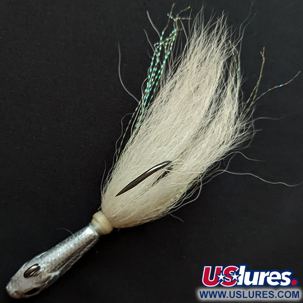 SPRO  Spro Prime Bucktail Jig, nikiel/biały , 28 g  #19301