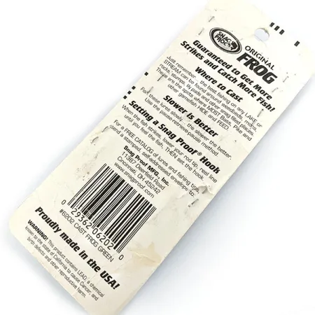 Snag Proof Original Frog, black, 10 g wobler #19400