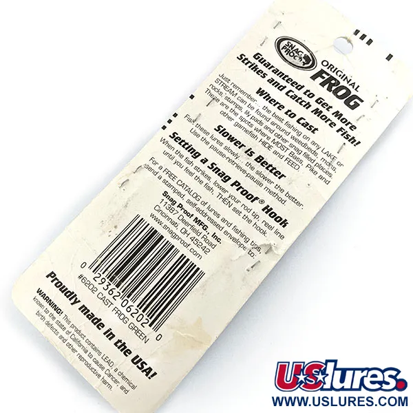 Snag Proof Original Frog, black, 10 g wobler #19400