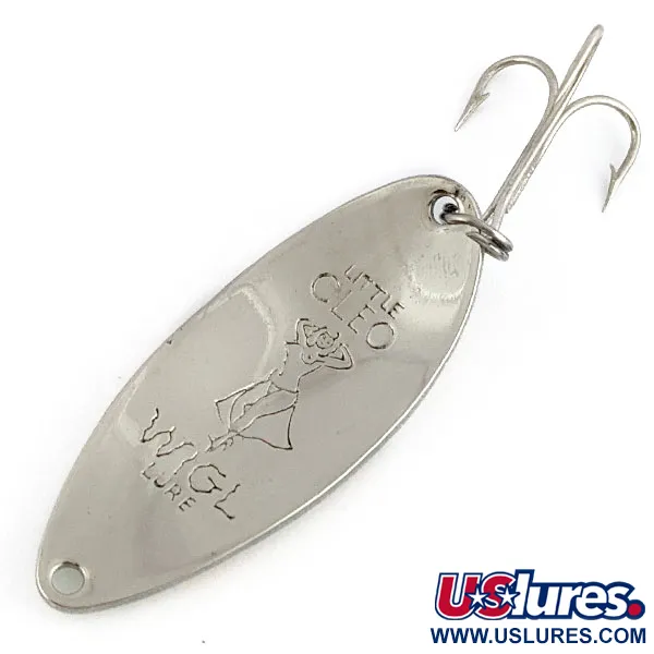 Seneca Little Cleo (Hula Girl) Glow, nikiel/biały/różowy Glow - świeci w ciemności, 14 g błystka wahadłowa #19418