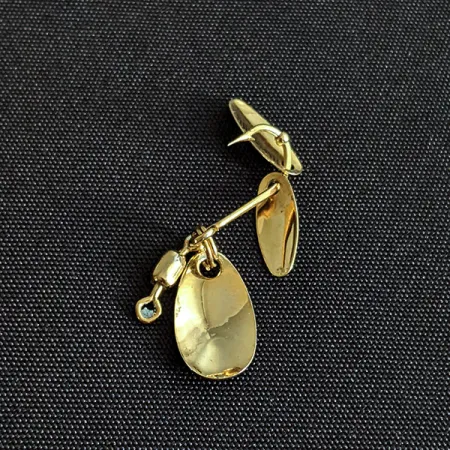 Yakima Bait Hildebrandt 0 Flicker Spinner​, złoto, 0,7 g błystka obrotowa #19458