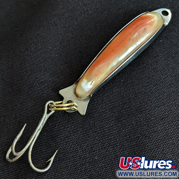 Salm Manufacturing Co Killer Red Abalone Pearl Minnow​, nickel/pearl, 5 g błystka wahadłowa #19472