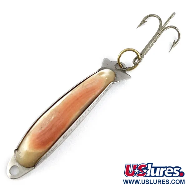 Salm Killer Red Abalone Pearl Minnow​, nickel/pearl, 5 g błystka wahadłowa #19472