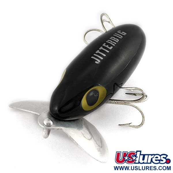  Fred Arbogast Jitterbug, black, 10 g wobler #19476