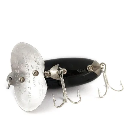 Fred Arbogast Jitterbug, black, 10 g wobler #19476