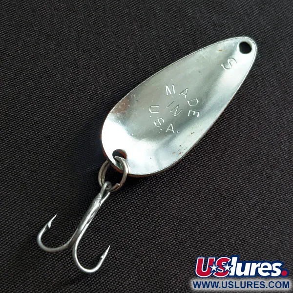 Worth Chippewa Steel Spoon, czarny/czerwony/nikiel, 6 g błystka wahadłowa #19485