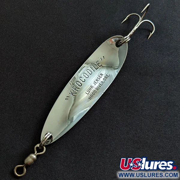 Luhr Jensen Krocodile #5, nikiel, 42 g błystka wahadłowa #19537
