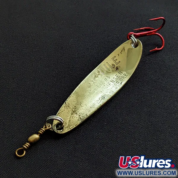 Luhr Jensen Krocodile #3, złoto, 10 g błystka wahadłowa #19544